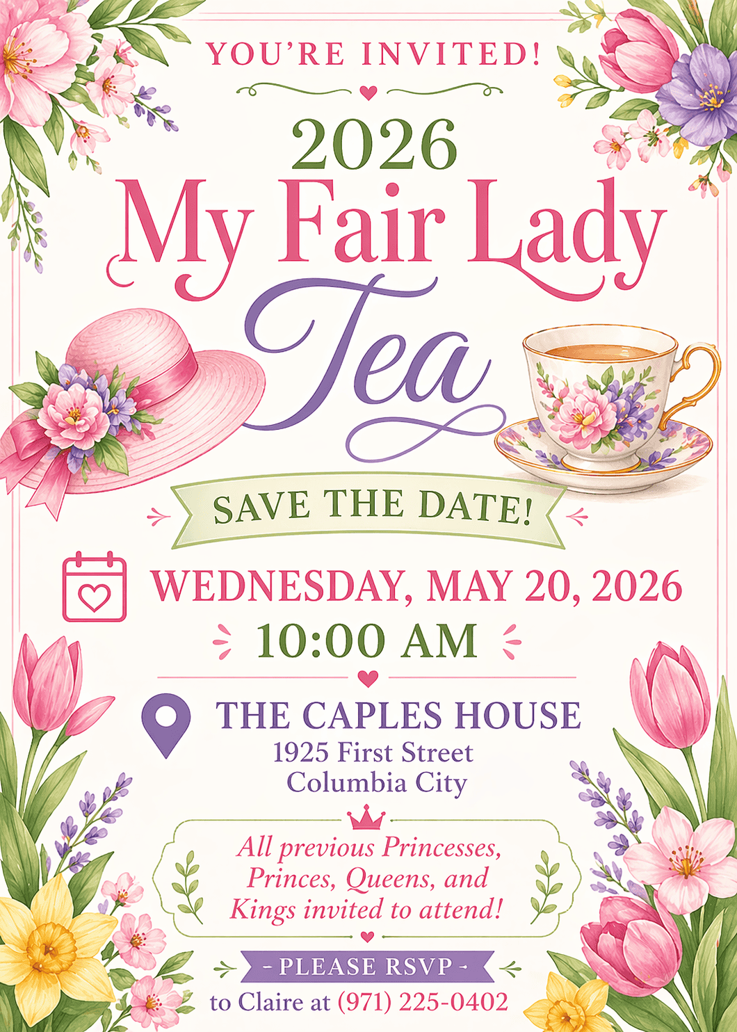 2026 My Fair Lady Tea